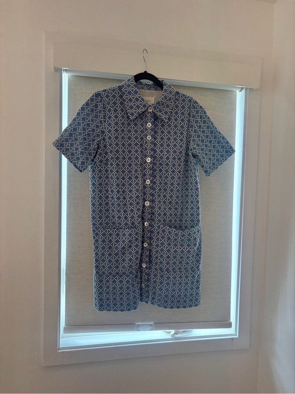 Pomander Place Denim Embroidered Lacie Dress - Picture 2 of 3